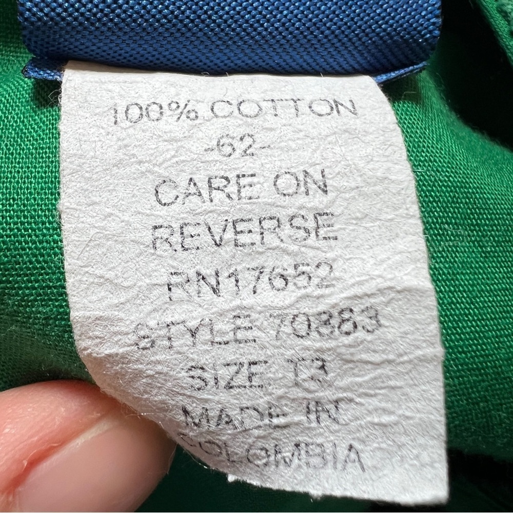 Robert Jackson Kids Green Corduroy Christmas Overalls 3T EUC holiday vintage - Picture 5 of 5
